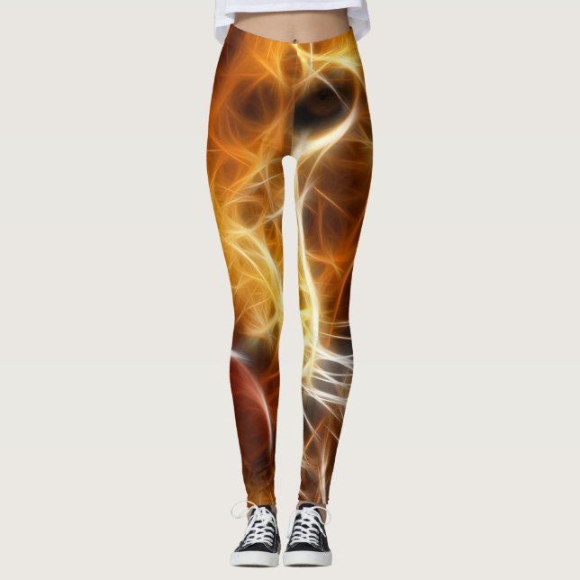 Leggings León de Judá - Jah Rasta - Poder Leyendas de Yoga (Anverso)