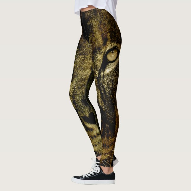 Leggings León de Judá - Jah Rasta - Poder Leyendas de Yoga (Izquierda)