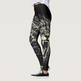 Leggings León de Judá - Jah Rasta - Poder Leyendas de Yoga