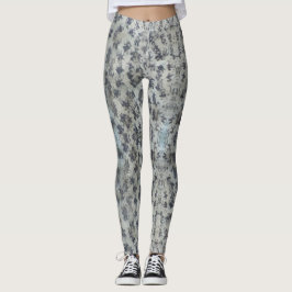 Leggings Leopard Print Flower Style Leging