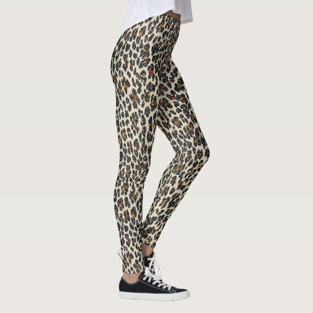 Leggings Leopard Sparkle (tan) (Derecha)