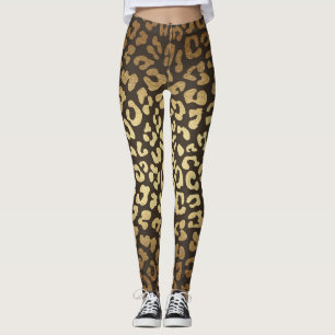 Leggings Leopardo Cheetah Imprimir piel de animales Ombre d