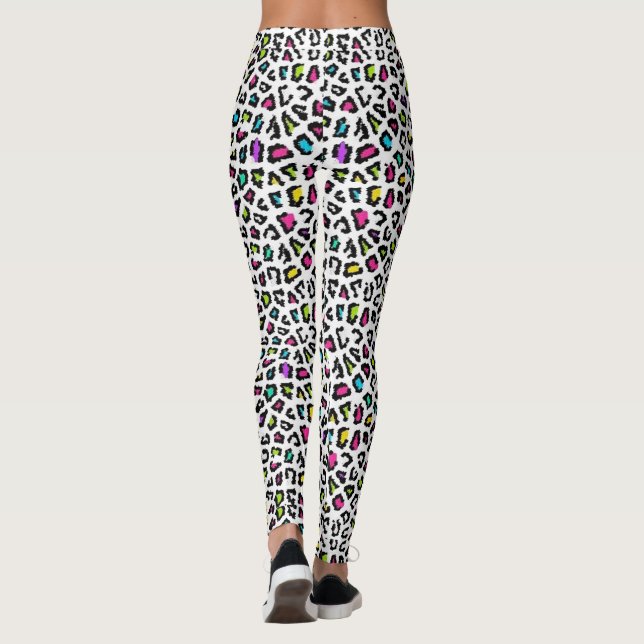 Leggings Leopardo colorido (Reverso)