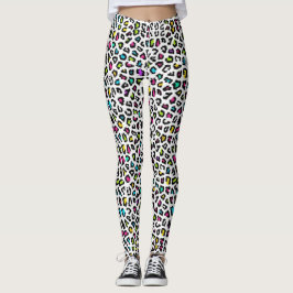 Leggings Leopardo colorido