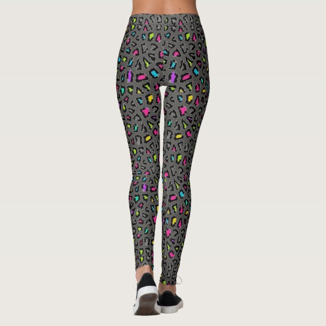 Leggings Leopardo colorido (Reverso)
