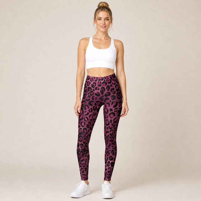 Leggings Leopardo de Borgoña (Subido por el creador)