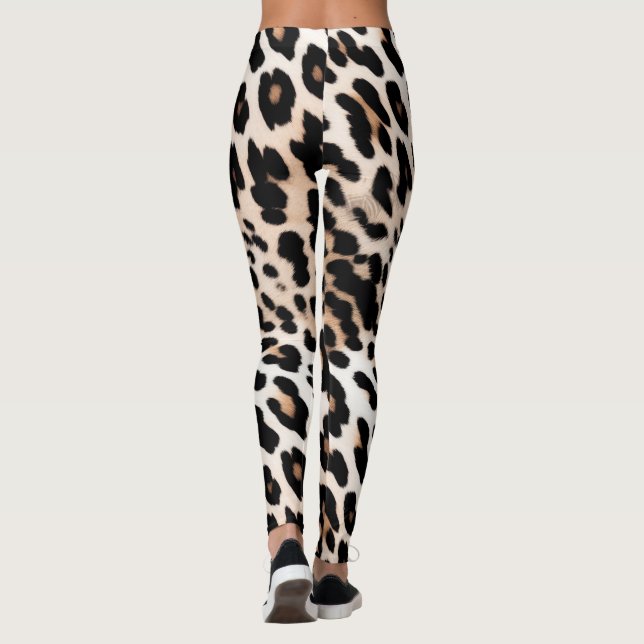 Leggings Leopardo de Crema Marrón (Reverso)