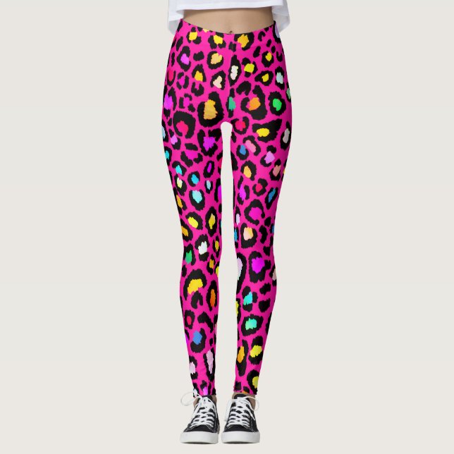 Leggings Leopardo de impresión (Anverso)