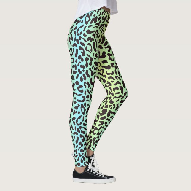 Leggings Leopardo de impresión (Derecha)
