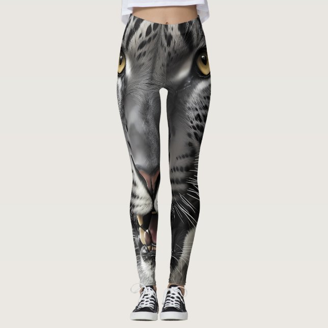 Leggings Leopardo de la nieve (Anverso)