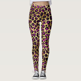 Leggings Leopardo dorado