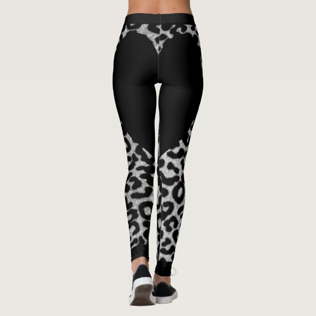 Leggings Leopardo negro (Reverso)