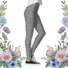 Leggings Leopardo negro y blanco