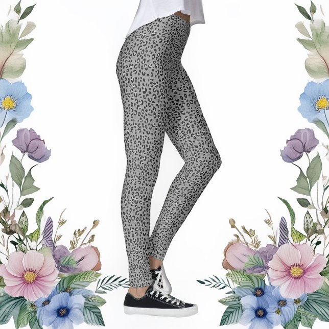 Leggings Leopardo negro y blanco (Subido por el creador)