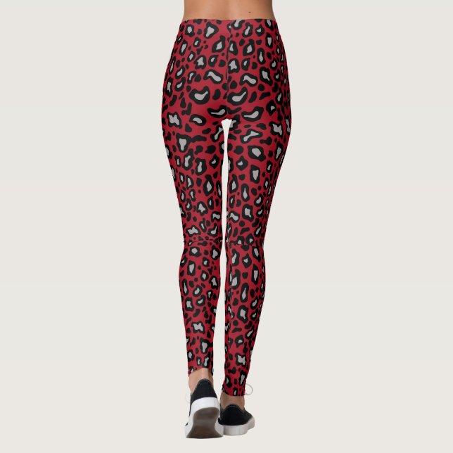 Leggings Leopardo rojo (Reverso)