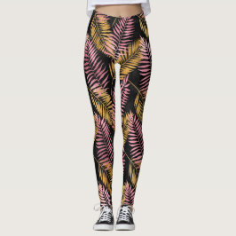 Leggings Leopardo rosa y dorado