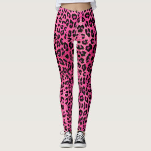 Leggings Leopardo rosado de garganta