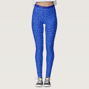 Leggings Leopardo salvaje-azul-