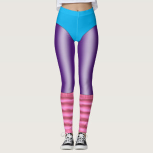 Leggings Leotard de entrenamiento aeróbico y calentadores d