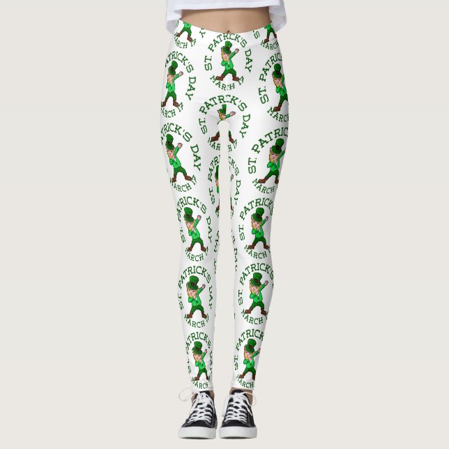 Leggings leprechaun rubia (Anverso)