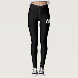 Leggings Letra Imprimir juego de tías gráficas. 2022