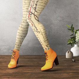 Leggings Letra Jane Austen
