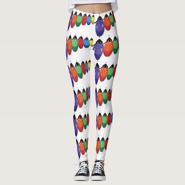 LEGGINGS LETRAS CON **CADENAS DE LUZ** (Anverso)