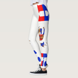 LEGGINGS LETRAS DE BANDERA HAITIANAS HABITACIONES ACD