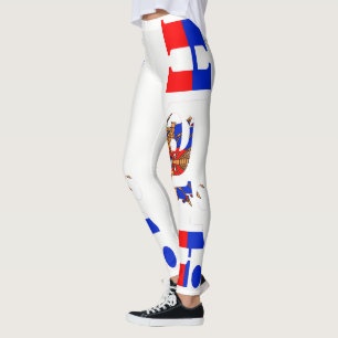 LEGGINGS LETRAS DE BANDERA HAITIANAS HABITACIONES ACD