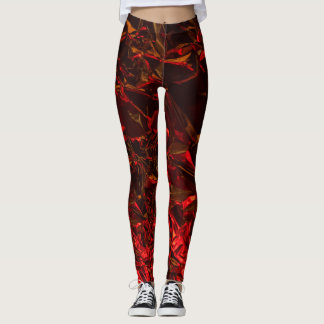 LEGGINGS LETRAS DE IMPRESIÓN METÁLICA PARA MUJERES