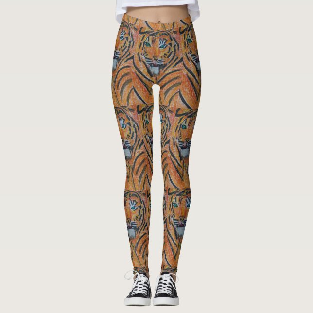 LEGGINGS LETRAS DE TIGRES DE PAULA REILLY (Anverso)