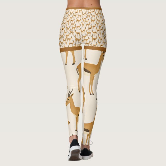 LEGGINGS LETRAS DE USO ACTIVO - "GAZELLE" (Reverso)