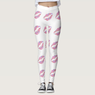 LEGGINGS LETRAS LLENAS DE "KISSES"