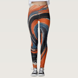Leggings L'Étreinte du Feu et de l'Eau