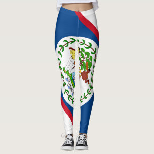 Leggings Letreras de bandera de Belice
