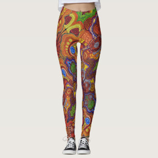 Leggings Letreras de diseño de Damien y Yilpi