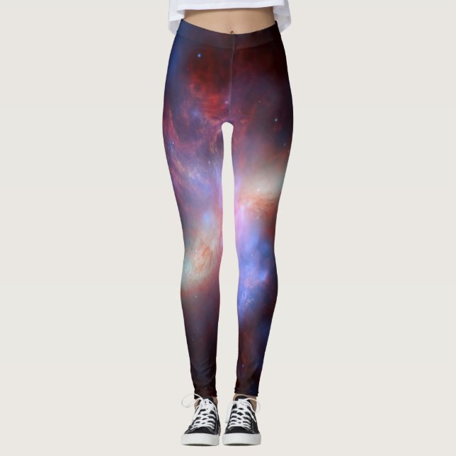 Leggings Letreras de estilo galaxico (Anverso)