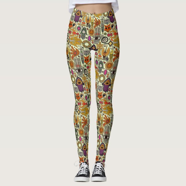 Leggings Letreras de miel de TALISMANS (Anverso)