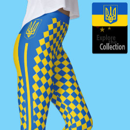 Leggings Letreras de Ucrania, moda premium, bandera ucrania