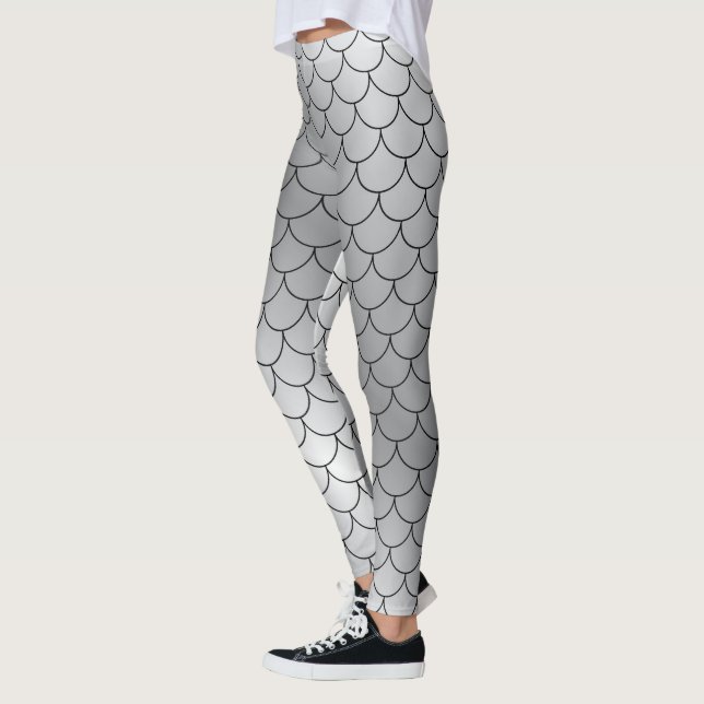 Leggings Letreras de vestir de patrón piel de serpiente pla (Izquierda)