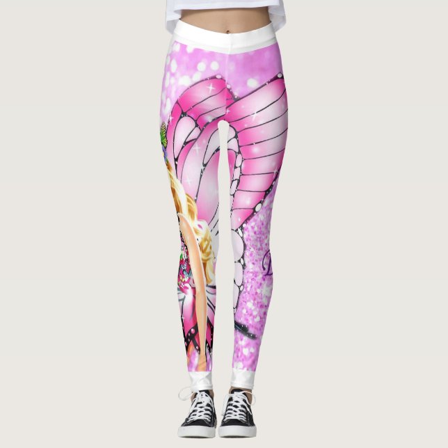 Leggings Letreras impresas de Barbie (Anverso)