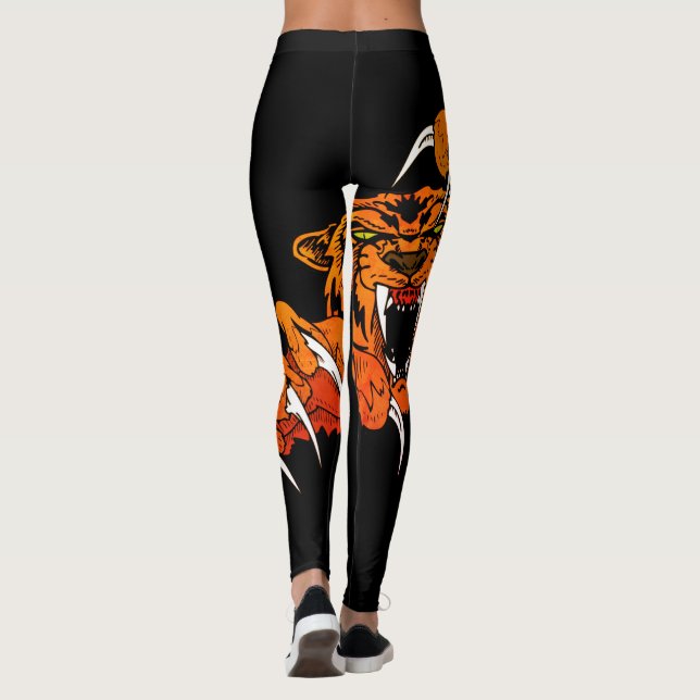 Leggings Leyenda de béisbol de baloncesto de fútbol deporti (Reverso)