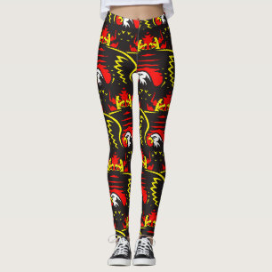 Leggings Leyenda de Béisbol Deportivo de Eagles