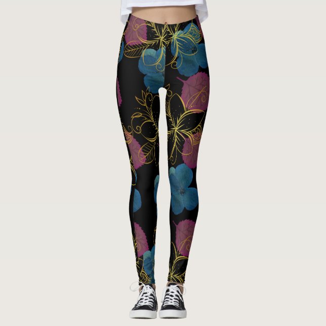 Leggings Leyenda de diseño de patrones (Anverso)