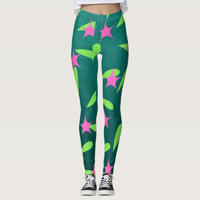 Leggings Leyenda de diseño de patrones (Anverso)