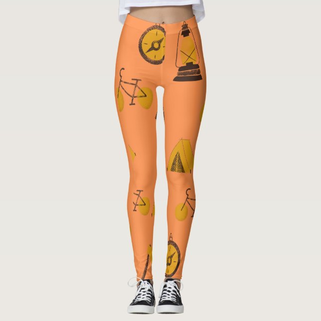 Leggings Leyenda de diseño de patrones (Anverso)