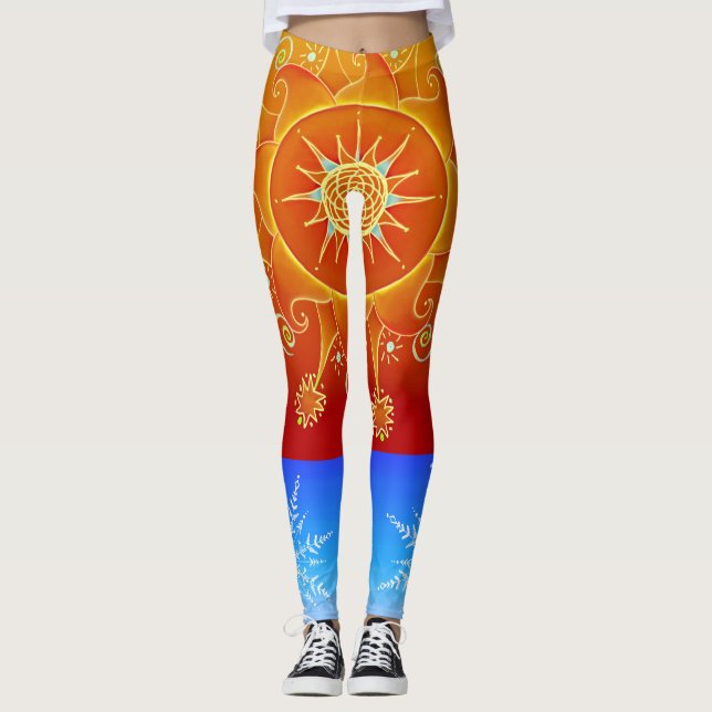 Leggings Leyenda de fuego y hielo (Anverso)