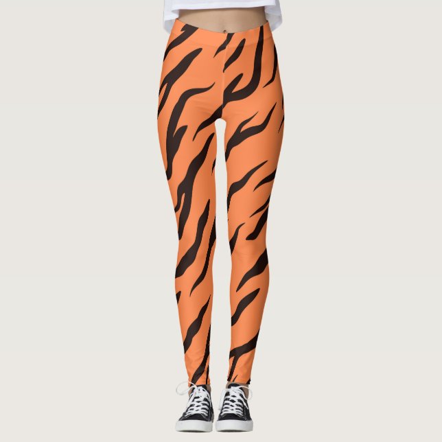 Leggings Leyenda de tigres, leyenda animal para mujeres (Anverso)