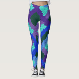 Leggings Leyenda del patrón de la pieza del rompecabezas