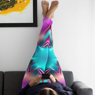 Leggings Leyenda floral "Luces Brillantes" de las mujeres